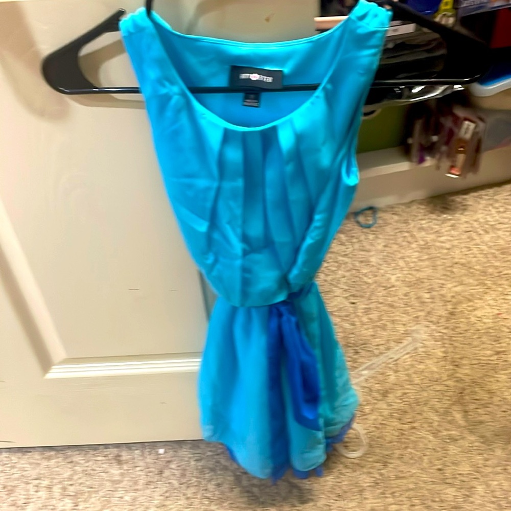 Blue sundress